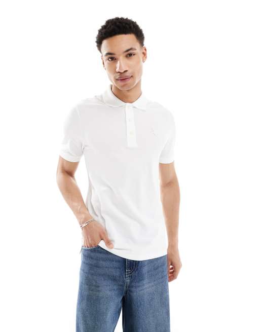 Lyle & Scott superfine polo shirt in white
