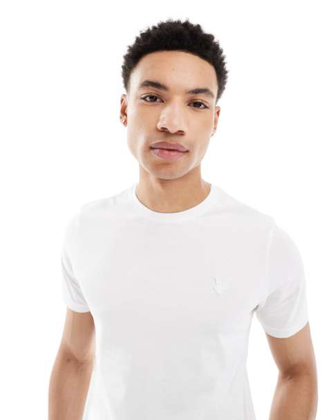 Lyle & Scott superfine t-shirt in white - view 1