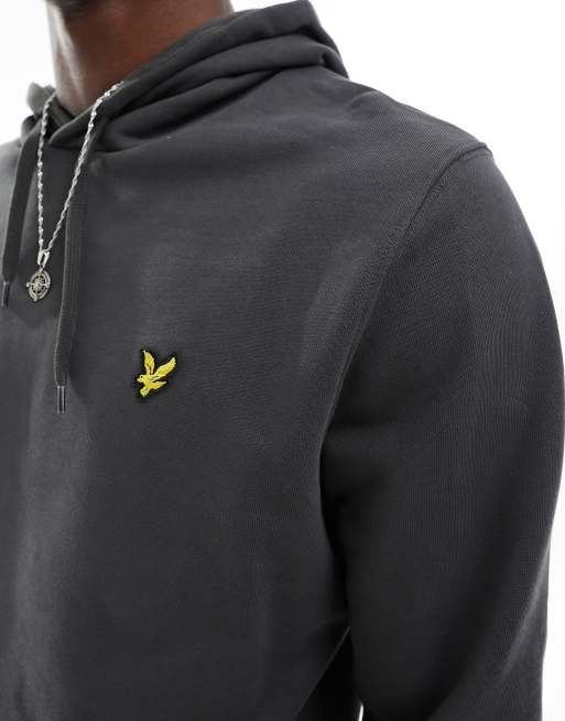 Lyle & Scott - Sweat à capuche à enfiler - Gris foncé   , 3 de 4