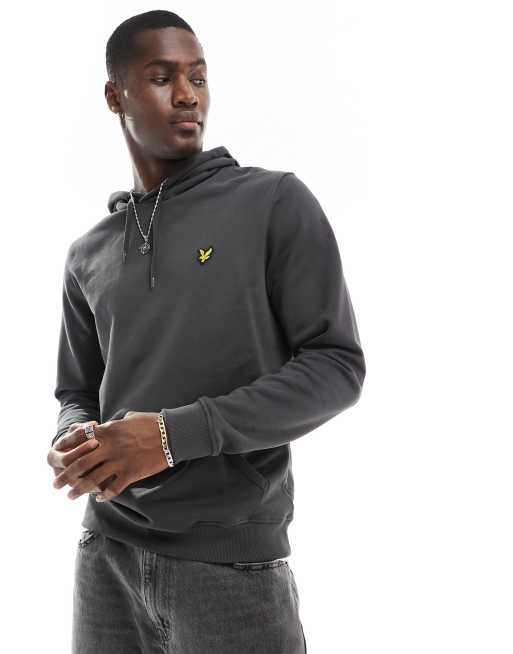 Lyle & Scott - Sweat à capuche à enfiler - Gris foncé   , 4 de 4