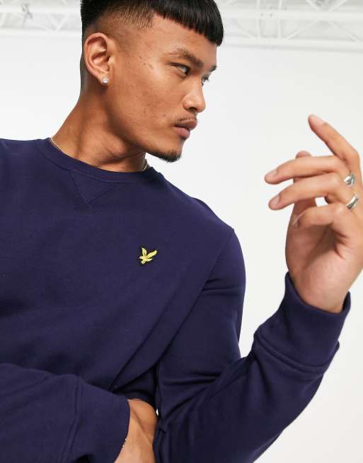 Lyle & Scott - Sweat ras de cou avec logo emblématique - Bleu marine, 2 de 4