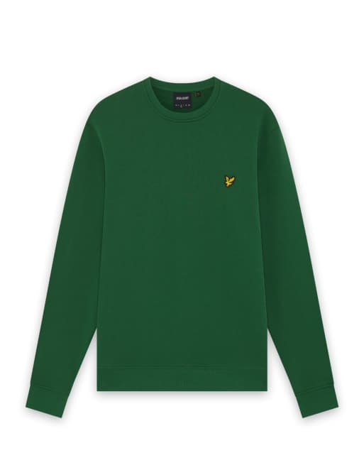 Lyle & Scott sweat-shirt col rond Mid Layers en y295 vert trèfle, 5 de 6