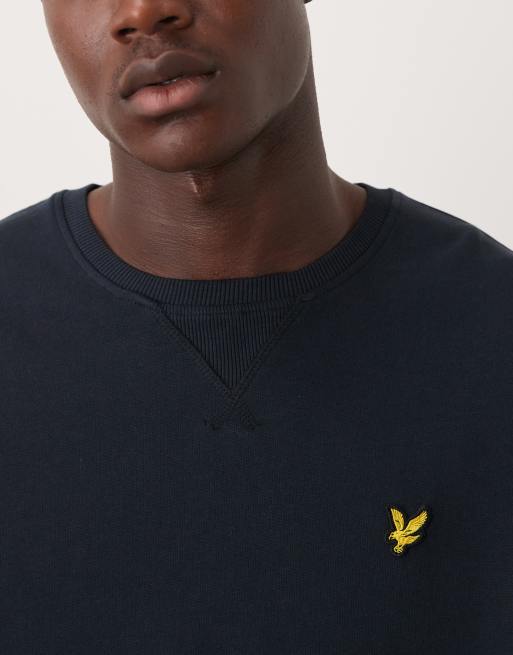 Lyle & Scott – Sweatshirt in Dunkelblau mit Rundhalsausschnitt   , 5 von 5