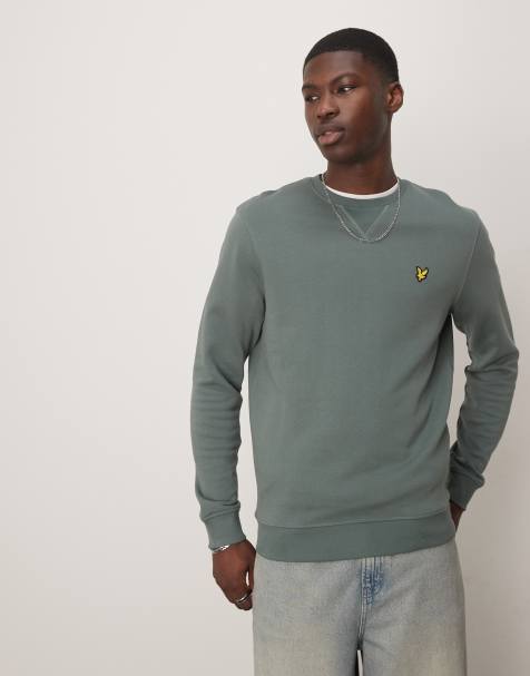 Lyle & Scott – Sweatshirt mit Rundhalsausschnitt in Grün - view 1