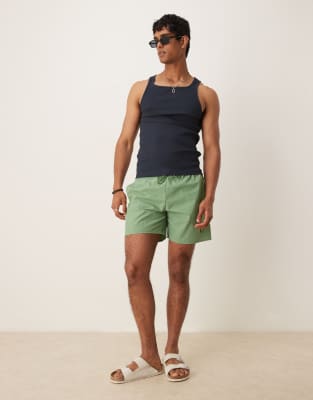 swim shorts in green