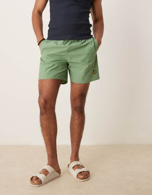 Lyle & Scott swim shorts in green, 3 of 4