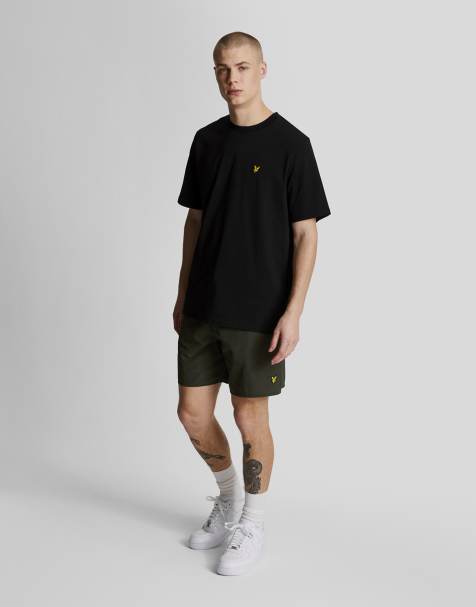 Lyle & Scott Swimwear plain swimshort in y133 misty sage - view 1