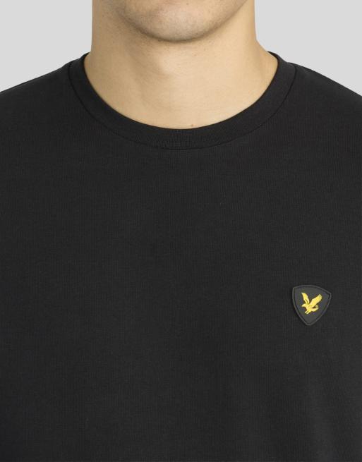 Lyle & Scott t-shirt à manches courtes avec écusson, noir, 3 de 5
