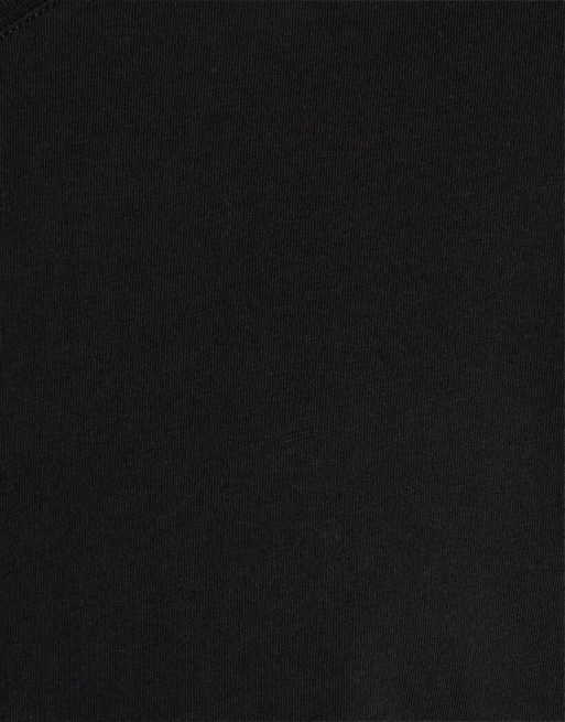 Lyle & Scott T-shirt à manches courtes en col V ultra-fin z865 noir jet, 7 de 7