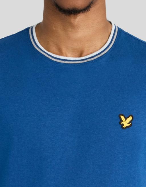 Lyle & Scott t-shirt à manches courtes Sport Core à liserés, bleu marine Peony, 3 de 6
