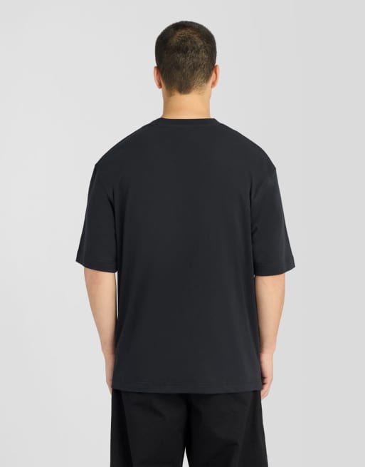 Lyle & Scott T-shirt a maniche corte ultra morbida in z865 nero jet, 4 di 6