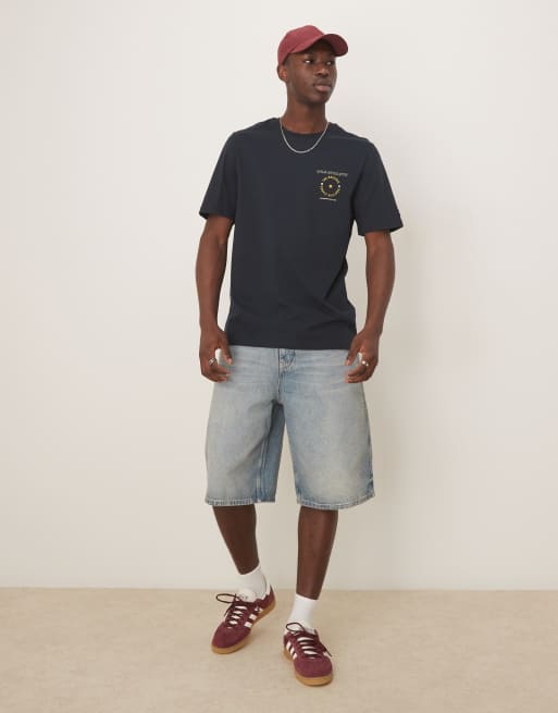 Lyle & Scott - T-shirt à motif sportif - Bleu marine, 4 de 4