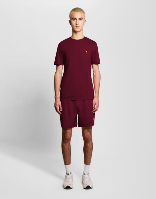 Lyle & Scott T-shirt de sport à manches courtes en x202 plum, 2 de 6