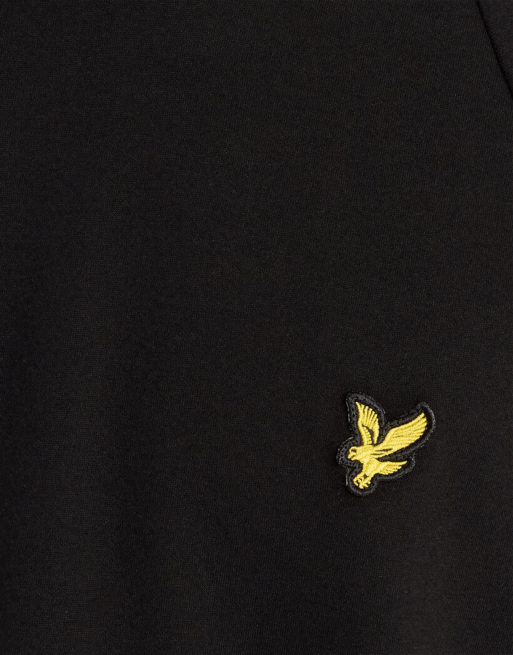 Lyle & Scott - T-shirt de sport à manches courtes et bords contrastants - Noir de jais z865, 6 de 6