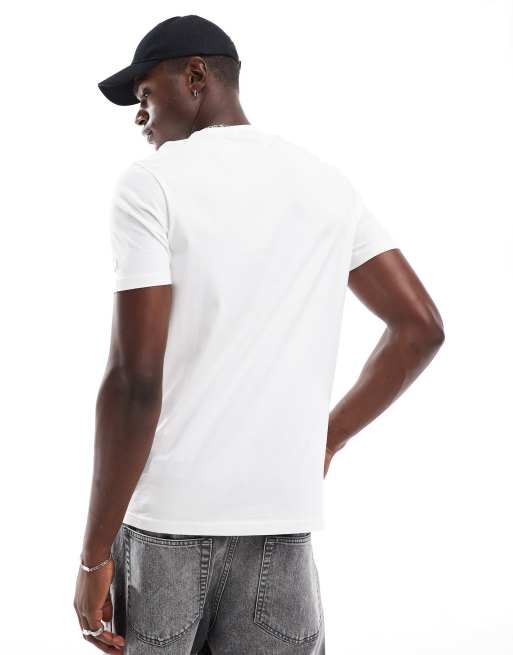 Lyle & Scott - T-shirt en coton ultra-fin avec logo aigle ton sur ton - Blanc, 3 de 4
