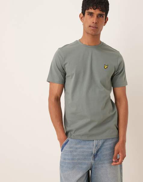 Lyle & Scott - T-shirt in groen - view 1