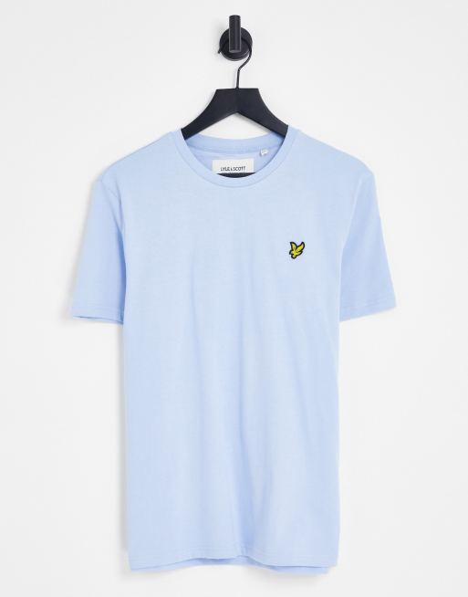 Light blue lyle and scott best sale t shirt