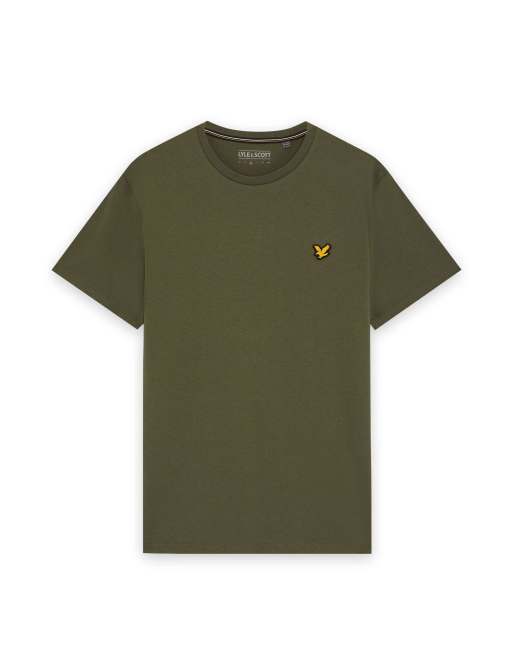 Lyle & Scott - T-shirt manches courtes style sport à manches courtes -Vert cactus, 5 de 7