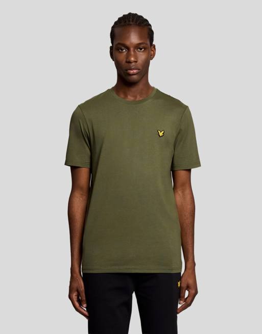 Lyle & Scott - T-shirt manches courtes style sport à manches courtes -Vert cactus, 7 de 7