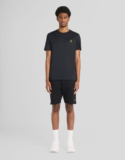 Lyle & Scott T-shirt met ingezette korte mouwen in zwart, 2 van 6