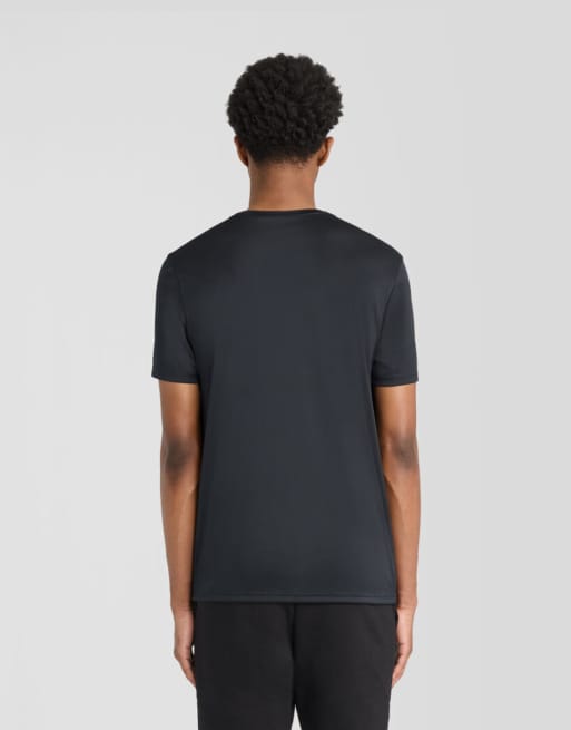 Lyle & Scott T-shirt met ingezette korte mouwen in zwart, 4 van 6