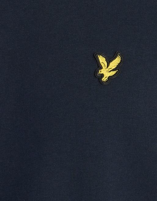 Lyle & Scott - T-shirt squadrata blu navy scuro, 6 di 6