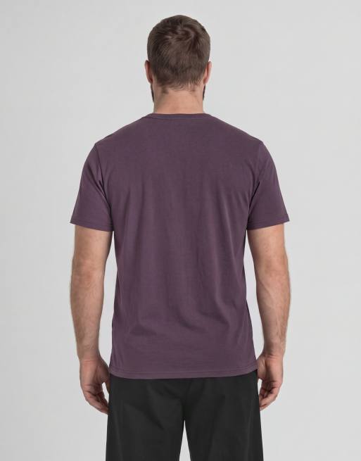 Lyle & Scott T-shirt tinta unita nera e prugna, 4 di 6