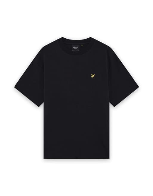 Lyle & Scott T-shirt ultra doux à manches courtes en z865 noir profond, 5 de 6