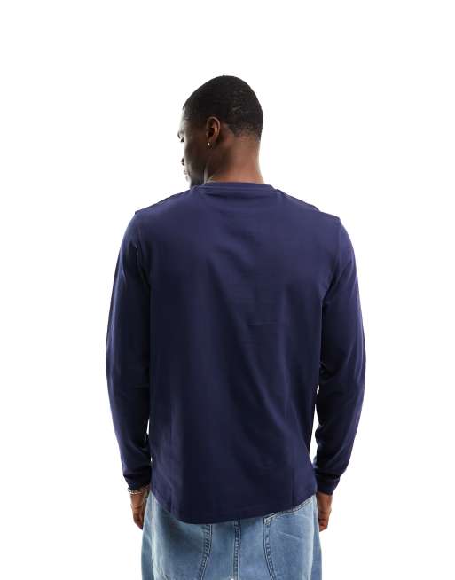 Lyle & Scott - T-shirt uni - Bleu marine    , 4 de 4