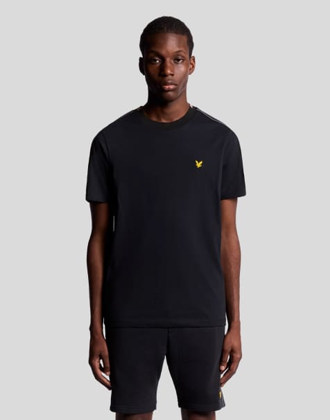 Lyle & Scott  tape t-shirt in  dark navy - view 1