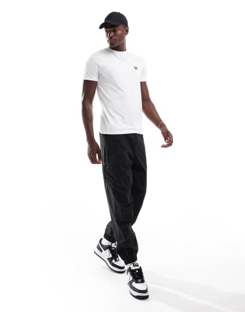 Lyle & Scott tape t-shirt in white - view 1