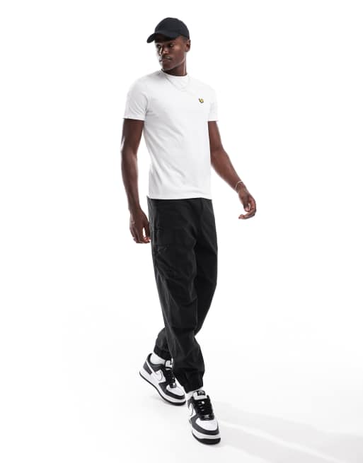 Lyle & Scott tape t-shirt in white