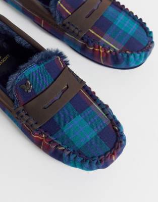 lyle and scott moccasin slippers