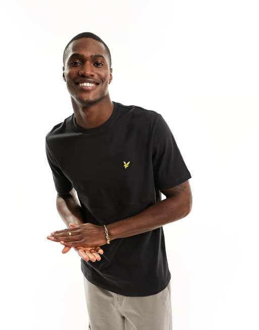 Lyle & Scott Textured T-Shirt in Black