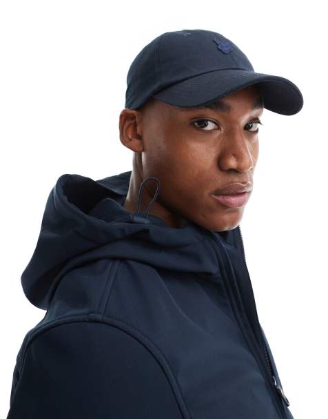 Lyle & Scott Tonal Eagle baseball cap in dark blue - view 1