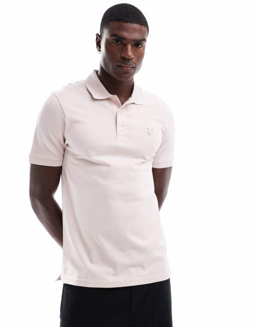 Pink lyle and scott polo best sale