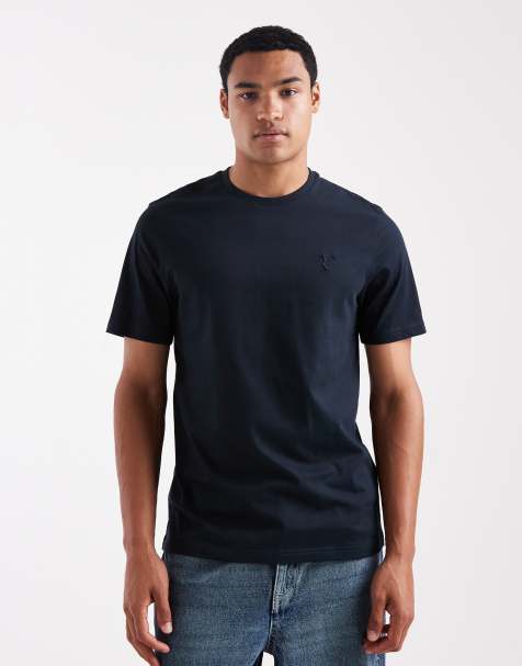 Lyle & Scott  tonal eagle t-shirt in  dark navy - view 1