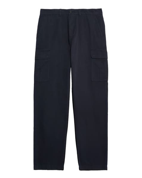 Lyle & Scott Trousers cargo pocket trouser in z271 dark navy