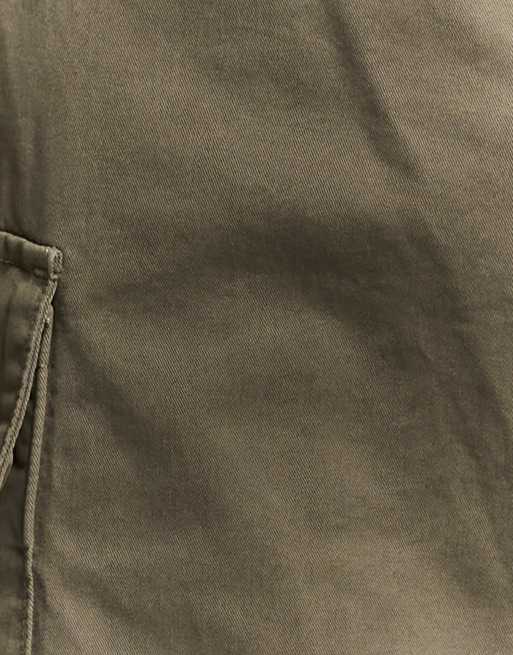 Lyle & Scott Trousers cuffed cargo trousers in x569 khaki ash, 6 of 6