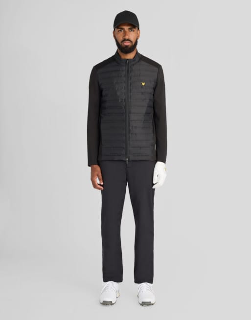 Lyle & Scott Trousers golf fleece lined trouser in z865 jet black, 2 of 3