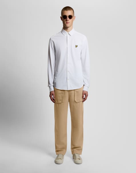 Lyle & Scott Trousers linen trousers in y129 lint - view 1