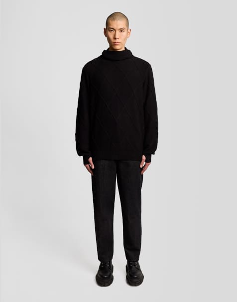 Lyle & Scott Trousers ls x arun rose denim in z865 jet black - view 1