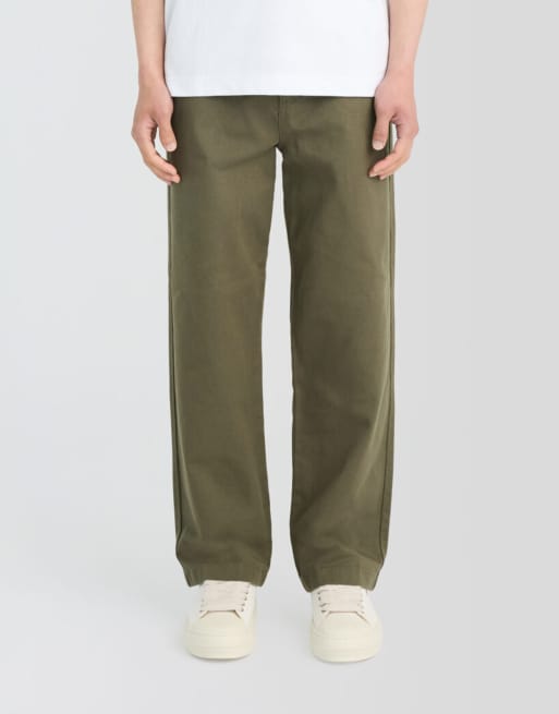 Lyle & Scott Trousers straight leg work pants in y294 true olive, 2 of 6