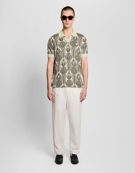 Lyle & Scott Trousers superfine chino in x684 radiant ecru - view 1