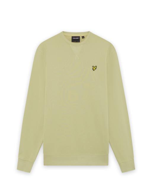Lyle & Scott - Tussenlaag sweatshirt met ronde hals in y119 kruidgroen, 2 van 2