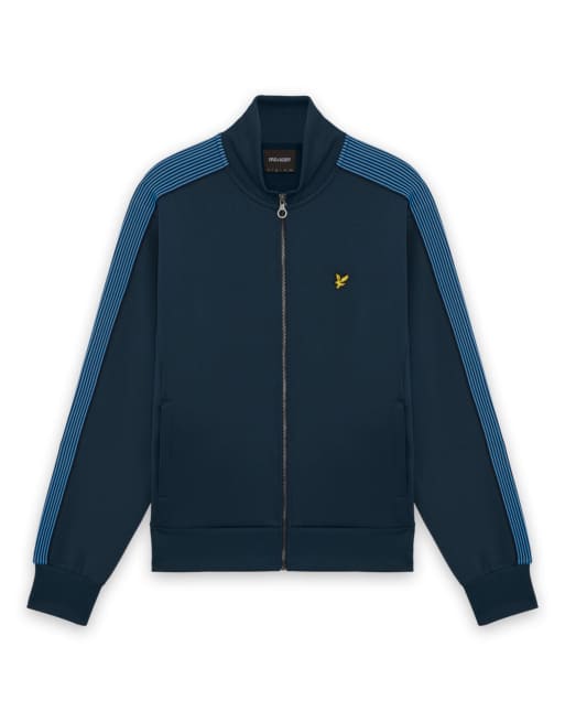 Lyle & Scott veste de survêtement à rayures bleu marine foncé, 5 de 6