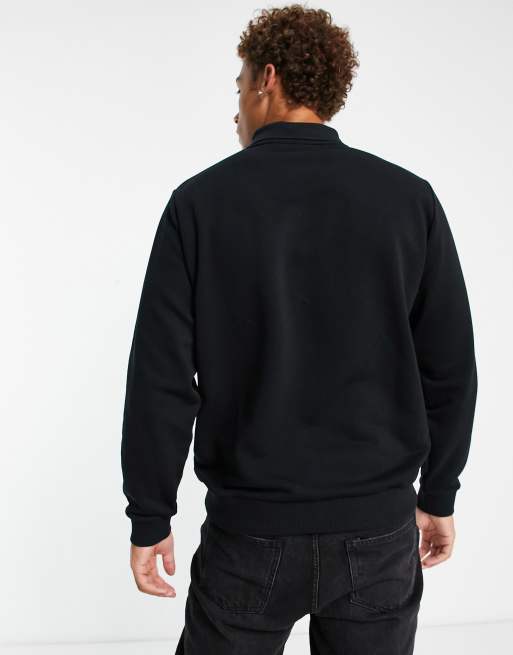 Lyle Scott Vintage collared sweatshirt in black