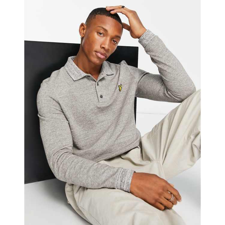 Vintage long sleeve polo shirts top