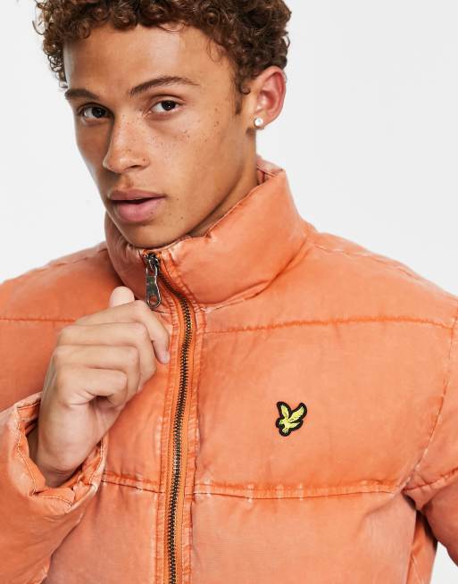 Orange lyle and scott jacket top