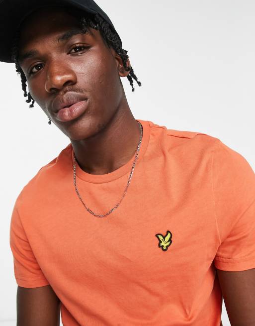 Lyle & Vintage t-shirt in orange | ASOS